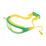 Maxbell Anti-Fog Children Swimming Goggles Eyewear Glasses with Earplugs   Green