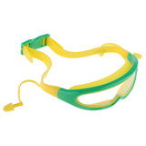 Maxbell Anti-Fog Children Swimming Goggles Eyewear Glasses with Earplugs   Green