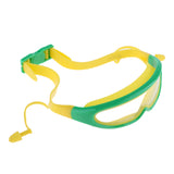 Maxbell Anti-Fog Children Swimming Goggles Eyewear Glasses with Earplugs   Green