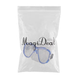 Maxbell Tempered Glass Anti-Fog Mask for Scuba Diving Snorkeling Freediving Blue