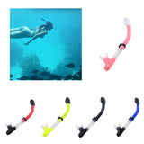 Maxbell Full Dry Snorkel Tube Silicone Mouthpiece for Scuba Diving Snorkeling Red