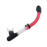 Maxbell Full Dry Snorkel Tube Silicone Mouthpiece for Scuba Diving Snorkeling Red