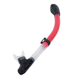 Maxbell Full Dry Snorkel Tube Silicone Mouthpiece for Scuba Diving Snorkeling Red