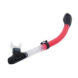 Maxbell Full Dry Snorkel Tube Silicone Mouthpiece for Scuba Diving Snorkeling Red