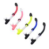 Maxbell Full Dry Snorkel Tube Silicone Mouthpiece for Scuba Diving Snorkeling Red