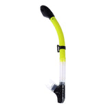 Maxbell Full Dry Snorkel Tube Silicone Mouthpiece for Scuba Diving Snorkeling Yellow