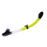 Maxbell Full Dry Snorkel Tube Silicone Mouthpiece for Scuba Diving Snorkeling Yellow