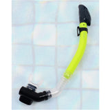 Maxbell Full Dry Snorkel Tube Silicone Mouthpiece for Scuba Diving Snorkeling Yellow