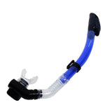 Maxbell Full Dry Snorkel Tube Silicone Mouthpiece for Scuba Diving Snorkeling Blue