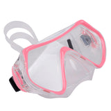 Maxbell Adults Anti-Fog Silicone Mask Goggles For Scuba Diving, Snorkeling Pink