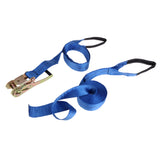 Maxbell 36FT Slackline Kit with Hook & Ratchet Tensioner Balance Training Blue