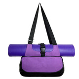 Maxbell Compact Yoga Mat Bag Yoga Sport Essentials Shoulder Pack Lightweight Purple