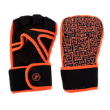 Maxbell Fitness Glove Workout Weight Lifting Gym Training Sport Wrist Wrap XL Orange