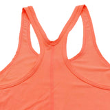 Maxbell Women Sports Vest Fitness Gym Stretch Sleeveless Shirts orange L