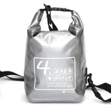 Maxbell 4L Waterproof Dry First Aid Bag for Rafting Swimming Camping Hiking Silver