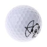 Maxbell Golf Driving Range Practice Ball Cute Panda Printed Golf Ball 1Pcs E#