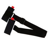 Maxbell Outdoor Nylon Ski Shoulder Hand Carrier Lash Handle Straps Hook Black Red