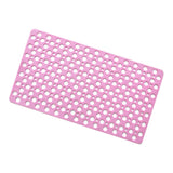 Maxbell Non-slip Bathroom Shower Mat Suction Cup Bathtub Mat Kitchen Mat Rose Red