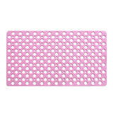 Maxbell Non-slip Bathroom Shower Mat Suction Cup Bathtub Mat Kitchen Mat Rose Red