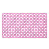 Maxbell Non-slip Bathroom Shower Mat Suction Cup Bathtub Mat Kitchen Mat Rose Red