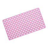 Maxbell Non-slip Bathroom Shower Mat Suction Cup Bathtub Mat Kitchen Mat Rose Red