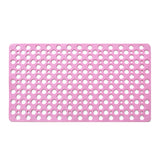 Maxbell Non-slip Bathroom Shower Mat Suction Cup Bathtub Mat Kitchen Mat Rose Red