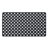 Maxbell Non-slip Bathroom Shower Mat Suction Cup Bathtub Mat Kitchen Mat Black