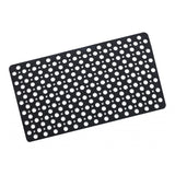 Maxbell Non-slip Bathroom Shower Mat Suction Cup Bathtub Mat Kitchen Mat Black