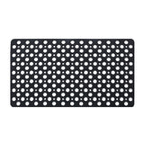 Maxbell Non-slip Bathroom Shower Mat Suction Cup Bathtub Mat Kitchen Mat Black