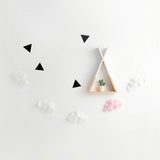 Maxbell Hanging Clouds Garland for Baby Shower, Wedding Party Decor White and Pink