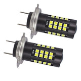 Maxbell Auto Car 44SMD LED Fog Headlight Bulb Conversion Kit Hi/Lo Beam Lamp H7 3030