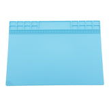 Maxbell Cellphone Repair Mat Insulation Silicone Pad Maintenance Platform Light Blue