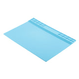 Maxbell Cellphone Repair Mat Insulation Silicone Pad Maintenance Platform Light Blue