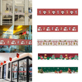 Maxbell Christmas Waist Tape Line Border Sticker PVC Skirting Line Sticker 01