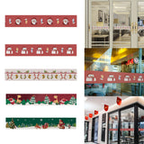 Maxbell Christmas Waist Tape Line Border Sticker PVC Skirting Line Sticker 01