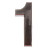 Maxbell Plastic Self Adhesive Door Number Sign Plaque Sticky Numeric Digit Number 1
