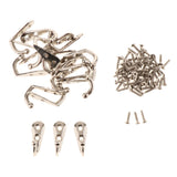 Maxbell Vintage Retro Wall-Mounted Hook Clothes Coat Hanger Door Hook White