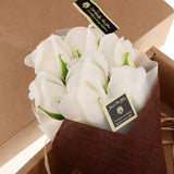 Maxbell Rose Soap Flower Eternal Flower With Box Valentine's Gift White