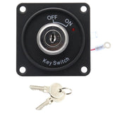 Maxbell Auto Key Ignition Switch Panel with LED Light Engine Start 2-Position ON-OFF