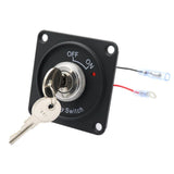 Maxbell Auto Key Ignition Switch Panel with LED Light Engine Start 2-Position ON-OFF