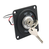 Maxbell Auto Key Ignition Switch Panel with LED Light Engine Start 2-Position ON-OFF