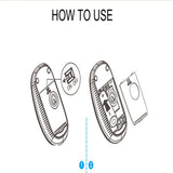 Maxbell 2.4 GHz Wireless Optical Mini Mouse Mice For Laptop PC Computers Blue