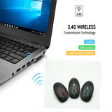 Maxbell 2.4 GHz Wireless Optical Mini Mouse Mice For Laptop PC Computers Blue