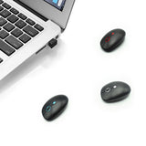 Maxbell 2.4 GHz Wireless Optical Mini Mouse Mice For Laptop PC Computers Blue