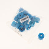 Maxbell 20PCS Wheel Nut Bolt Tire Screw Cap Dust Cover+Tool for VW Golf Blue