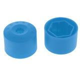 Maxbell 20PCS Wheel Nut Bolt Tire Screw Cap Dust Cover+Tool for VW Golf Blue