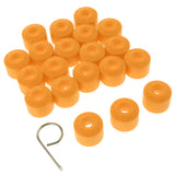 Maxbell 20PCS Wheel Nut Bolt Tire Screw Cap Dust Cover+Tool for VW Golf Yellow