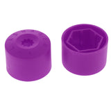 Maxbell 20PCS Wheel Nut Bolt Tire Screw Cap Dust Cover+Tool for VW Golf Purple