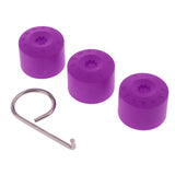 Maxbell 20PCS Wheel Nut Bolt Tire Screw Cap Dust Cover+Tool for VW Golf Purple