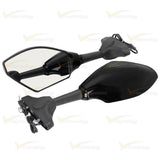 Maxbell 2pcs LED Turn Signal Mirror For Suzuki Hayabusa Katana GSXR 600 1000